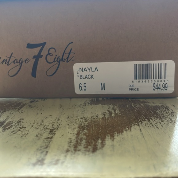 Vintage 7 Eight black loafer - Picture 4 of 5